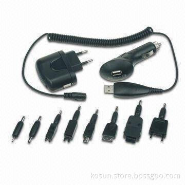 In-car Charger with 13.5 to 24V DC Input Voltage and 300 to 1,000mAh Output Current